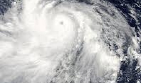 Typhoon Rammasun's image from satellite 