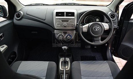 The interior of Toyota Agya (file photo)