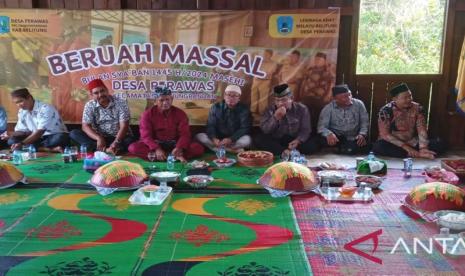 Tradisi beruah untuk sambut Ramadhan di Belitung.