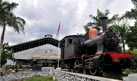 Train museum in Ambarawa, Central Java. 