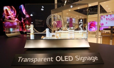 Transparent OLED Signage