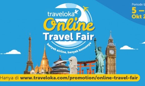 Traveloka Siap Gelar Travel Fair Secara Online.