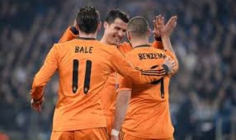  Trio Gareth Bale, Karim Benzema dan Cristiano Ronaldo