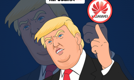 Trump blokir Huawei.