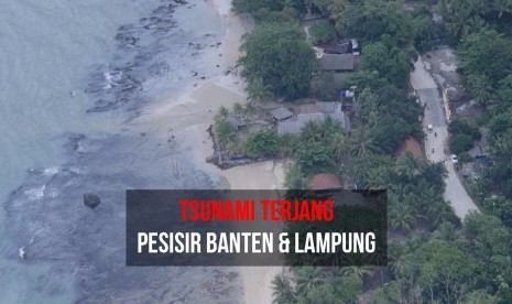 Tsunami terjang pesisir Banten dan Lampung (ilustrasi)