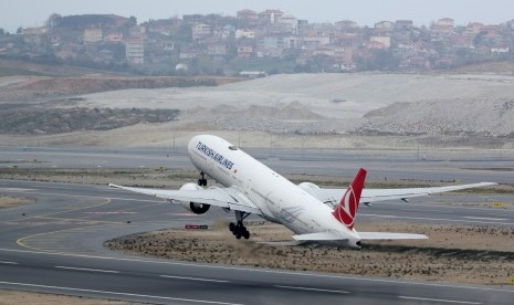 Turkish Airlines akan membuka lagi penerbangan ke China, Korea Selatan, dan AS. Ilustrasi.