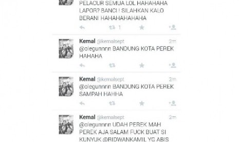 Twitter penghinaan @kemalsept