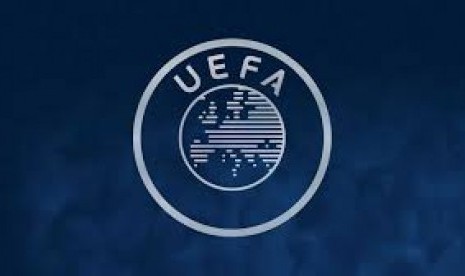 Logo UEFA. UEFA  akan menggelar kompetisi baru bernama Europa Conference League mulai musim 2021/2022.