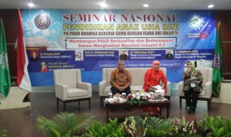 Uhamka menggelar seminar PAUD.