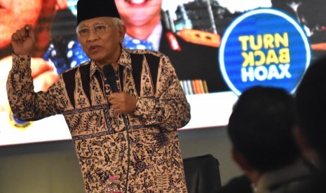 Gus Mus Kenang Momen Bersama KH Abdullah Syukri di Mesir. Ulama yang juga budayawan, KH Ahmad Mustofa Bisri.