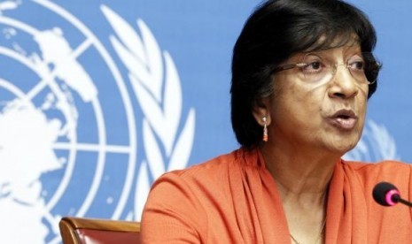 UN High Commissioner for Human Rights Navi Pillay (file photo)