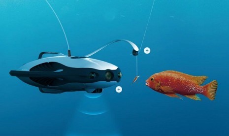 Underwater drone.