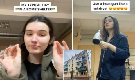 Unggahan akun Valerisssh viral di Tiktok. Dalam video-videonya, dia memperlihatkan keseharian selama invasi Rusia. 