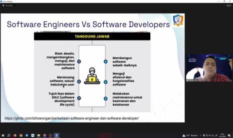 Unit Kegiatan Mahasiswa (UKM) Coding Universitas Siber Indonesia atau lebih dikenal dengan Cyber University mengadakan webinar tahunan mereka dengan sukses secara online, pada Ahad (15/10) lalu.