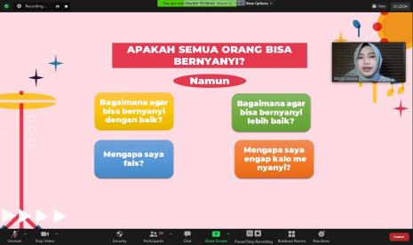 Unit Kegiatan Mahasiswa (UKM) Seni Universitas BSI (Bina Sarana Informatika) kampus Tasikmalaya melangsungkan webinar bertajuk Edukasi Seni Suara yang berjalan secara daring melalui zoom, Senin (26/7) silam.