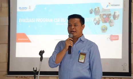 Unit Manager Communication, Relation and CSR Pertamina RU VI Balongan Eko Kristiawan.