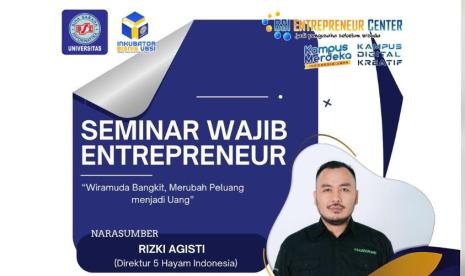 Universitas BSI (Bina Sarana Informatika) Kampus Tasikmalaya kembali bikin gebrakan! Kali ini lewat Seminar Wajib Entrepreneur yang bakal diadakan Rabu, 30 Oktober 2024 mendatang di aula kampus Universitas BSI Kampus Tasikmalaya.