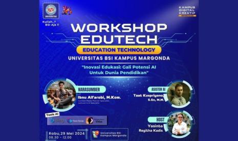 Universitas BSI (Bina Sarana Informatika) Margonda kembali akan menggelar workshop bertajuk 