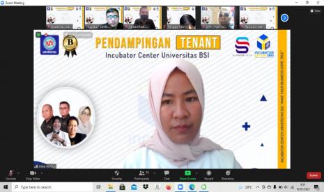 Universitas BSI (Bina Sarana Informatika) melalui BSI Startup Center (BSC), BEC (BSI Entrepreneur Center), BIC (BSI Innovation Center), dan Incubator Center sukses mengadakan program Pendampingan Tenant secara online pada  Sabtu (10/7).