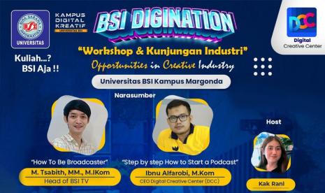 Universitas BSI Kampus Margonda gelar BSI Digination 22 Oktober dan 29 Oktober 2022.