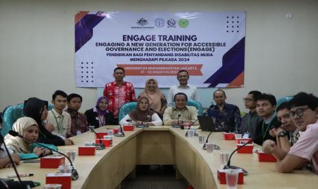 Universitas Muhammadiyah Jakarta (UMJ) menjadi fasilitator ENGAGE Training bagi penyandang disabilitas, Rabu (21/08/2024).