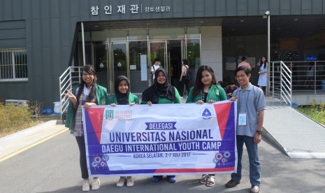 Universitas Nasional (Unas) mengrimkan duta budaya dan kerja sama yang terdiri dari unsur mahasiswa dan dosen untuk mengikuti Daegu International Youth Camp 2017. 