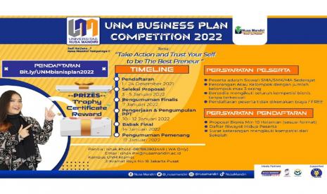 Unm Gelar Lomba Bussiness Plan Competition 2022 Republika Online