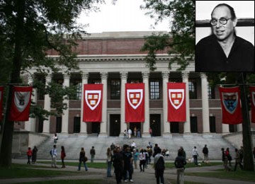 Universitas Harvard dan Martin Peretz (foto insert)