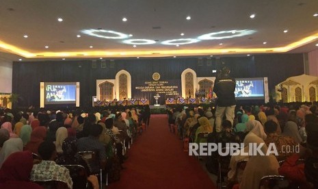 Universitas Ahmad Dahlan (UAD) Yogyakarta menggelar prosesi wisuda di Jogja Expo Centre (JEC) (ilustrasi)