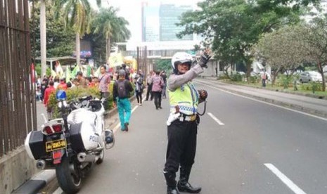 unjuk rasa di depan KPK