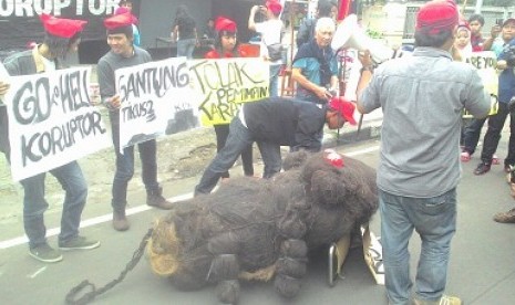 Unjuk rasa Persatuan Mahasiswa Bandung, Jumat (20/2)