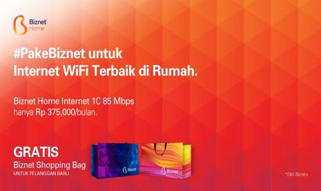 Untuk memaksimalkan kebutuhan layanan Internet selama berada di rumah, per tanggal 1 Agustus 2021 Biznet resmi menghadirkan paket layanan Biznet Home terbaru dengan kapasitas bandwidth yang lebih besar yaitu mulai dari 85 Mbps dengan harga Rp 375 ribu per bulan.