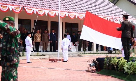 Upacara bendera hari kemerdekaan RI (ilustrasi)