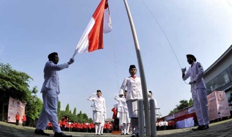 Upacara bendera  (ilustrasi)