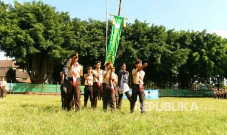 Kegiatan Pengembaraan Akhir Tahun (Barata) Gerakan Pramuka Kwartir Cabang Sleman.  