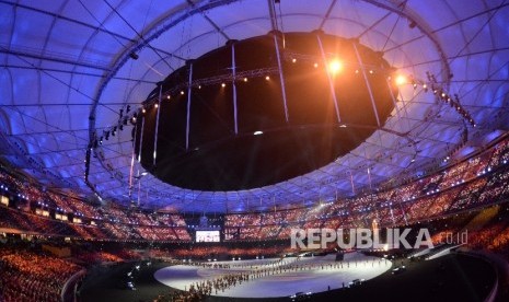 Stadium Bukit Jalil, Malaysia, diduga menjadi tempat pemukulan suporter bola Indonesia.