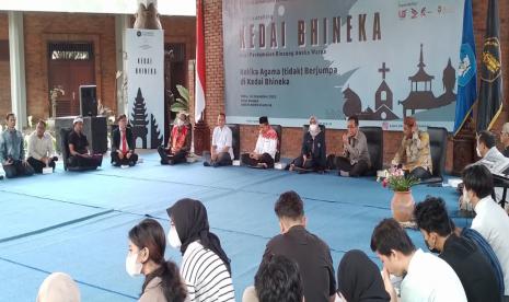 UPT Pengembangan Kepribadian Mahasiswa (PKM) Universitas Brawijaya (UB) meluncurkan Kedai Bhineka di Gazebo UB.