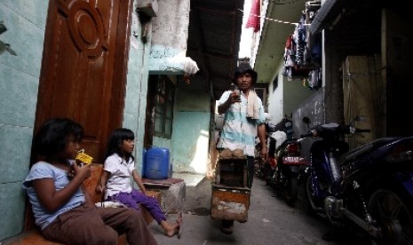 Urbanisasi, industrialisasi, dan perkembangan ekonomi mendorong pertambahan penduduk di perkotaan (ilustrasi).