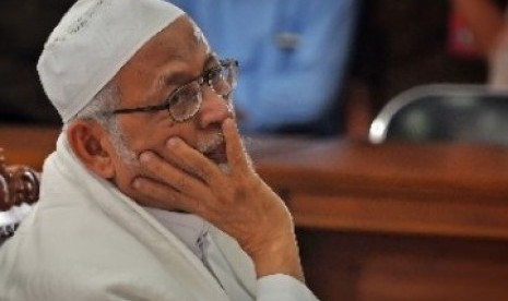 South Jakarta District Court judge sentenced cleric Abu Bakar Ba'asyir to 15 years in prison in 2011.