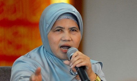 Ustadzah Mamah Dedeh Rosyidah Syarifuddin ketika memberikan tausiah dalam satu kesempatan (Ilustrasi)