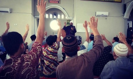 Ustaz Fadzlan Rabbany Garamatan menyambangi Lapas Kelas 2A Bentiring, Bengkulu. 