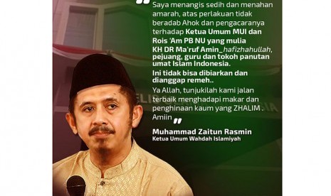 Ustaz Muhammad Zaitun Rasmin, ketua Umum Wahdah Islamiyah 