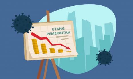 Utang pemerintah (ilustrasi). Institute For Demographic and Poverty Studies (IDEAS) melakukan kajian terhadap lonjakan utang negara saat pandemi.