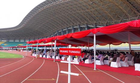 Stadion Patriot Candrabhaga yang menjadi pusat perawata pasien isolasi mandiri Covid-19 akan digunakan sebagai lokasi pertandingan BRI Liga 1.