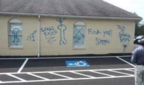 Muslim Philadelphia Minta Aparat Usut Kasus Vandalisme. Foto: Vandalisme di Masjid Virginia, AS (Ilustrasi)