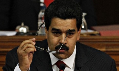 Venezuela's Vice President Nicolas Maduro delivers the state of nation address to national assembly in Caracas January 15, 2013. 