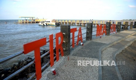 Venue PON 2016 Jawa Barat untuk  Cabang Renang Laut di Pantai Tirtamaya, Indramayu