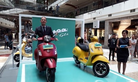 Vespa GTS diluncurkan di Jakarta.