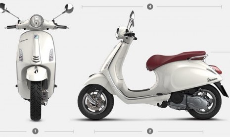 Vespa Primavera, (ilustrasi)