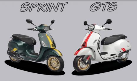 Vespa Racing Sixties resmi diluncurkan di Indonesia, Jumat.